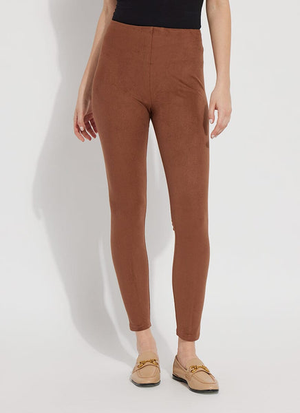 Hi-Waist Suede Legging 1730