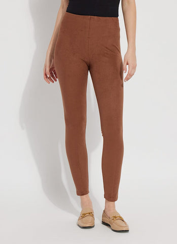 Hi-Waist Suede Legging 1730