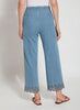 Eyelet Embroided Wide Leg Crop 3199