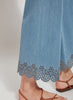 Eyelet Embroided Wide Leg Crop 3199
