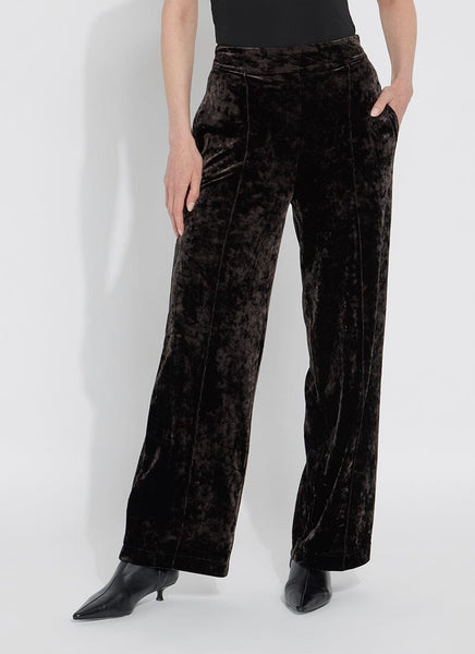 Shay Crushed Velvet Suit Pant 3259