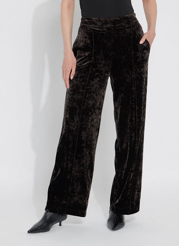 Shay Crushed Velvet Suit Pant 3259