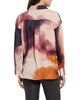 Printed Stitched Satin Shirt 3258