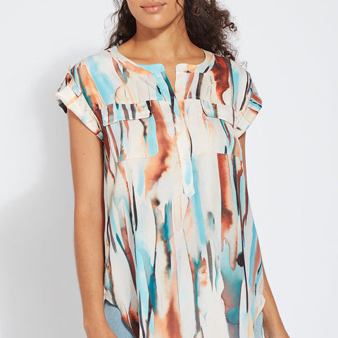 Sand Castle Pull On Shirt 3036